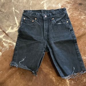 Levi Strauss 560 loose fit straight leg black jeans in medium